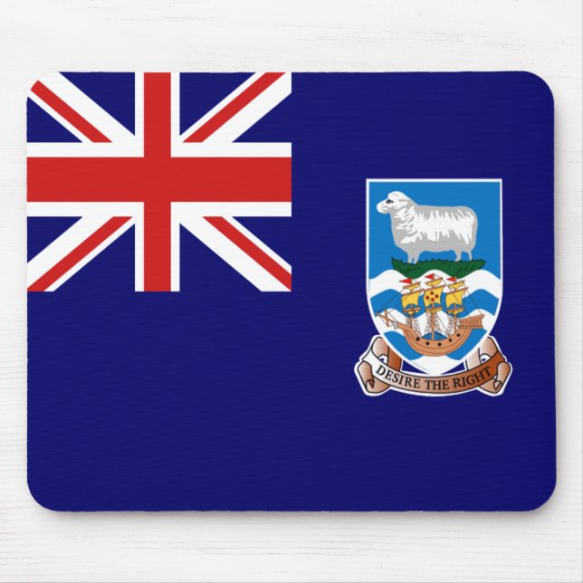 Falkland Islands Flag Mousepad (Front)