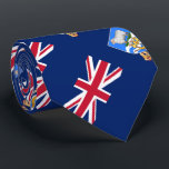Falkland Islands Flag Tie<br><div class="desc">Patriotic flag of Falkland Islands.</div>