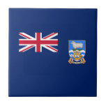 Falkland Islands Flag Tile<br><div class="desc">Patriotic flag of Falkland Islands.</div>