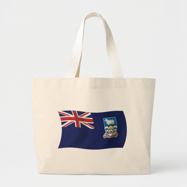 Falkland Islands Flag Tote Bag (Front)