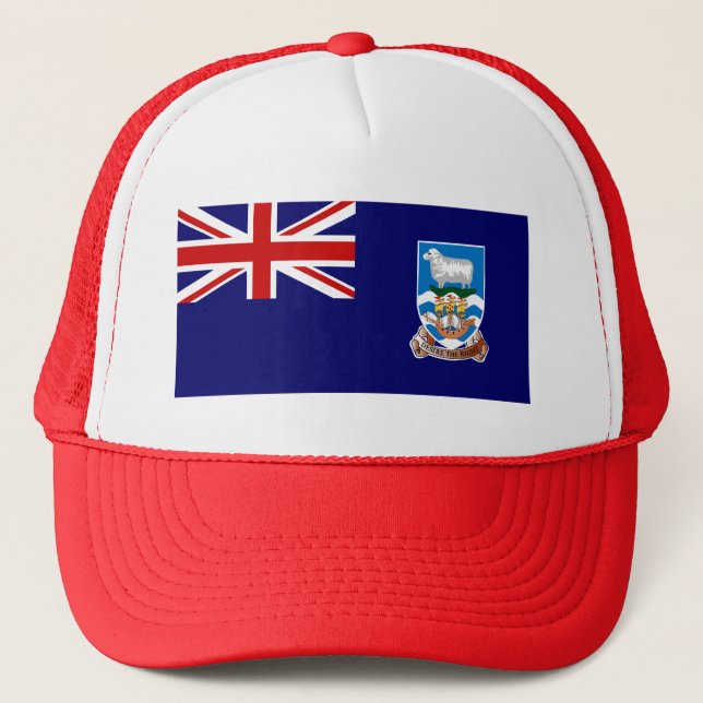 Falkland Islands Flag Trucker Hat (Front)