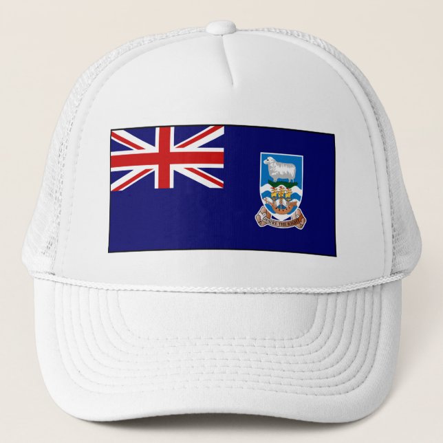 Falkland Islands Flag Trucker Hat (Front)