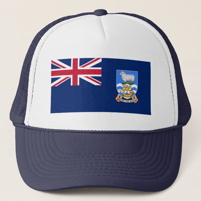 Falkland Islands Flag Trucker Hat (Front)