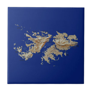 Falkland Islands Map Tile