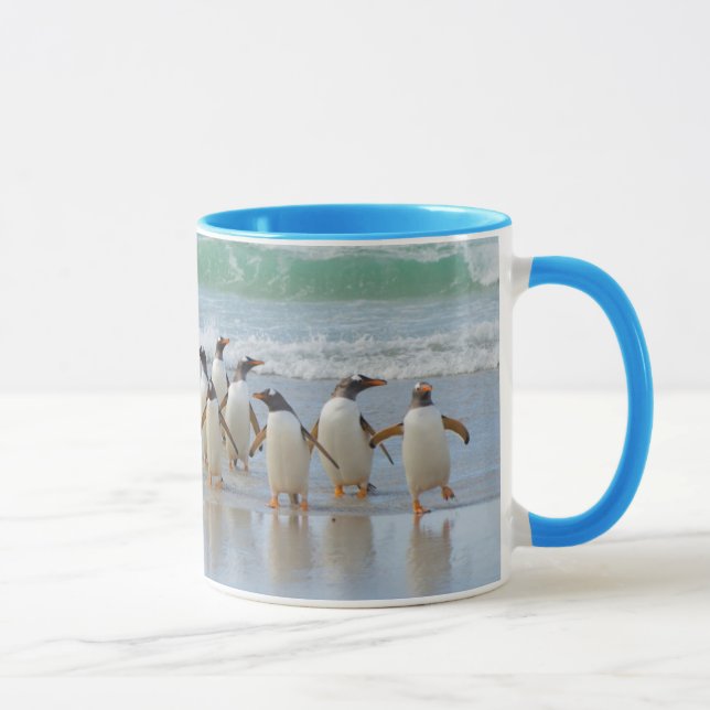 Falkland Islands. Saunders Island. Gentoo Mug (Right)