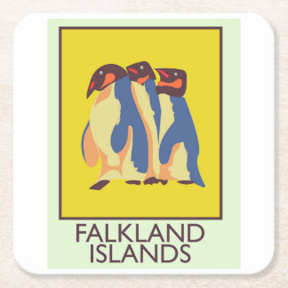 Falkland Islands Square Paper Coaster