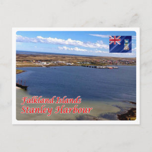 Falkland Islands - Stanley Harbour - Postcard