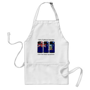 Falklands Flag Spice Jars Apron