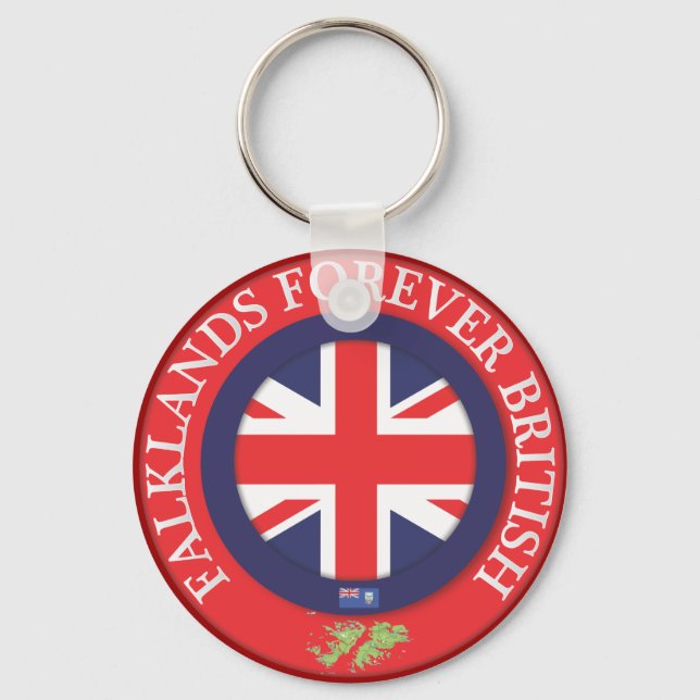 Falklands Forever British Key Ring (Front)