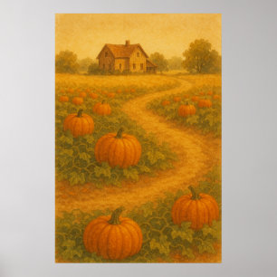 Fall 2, Harvest Glow, Seasonal Print