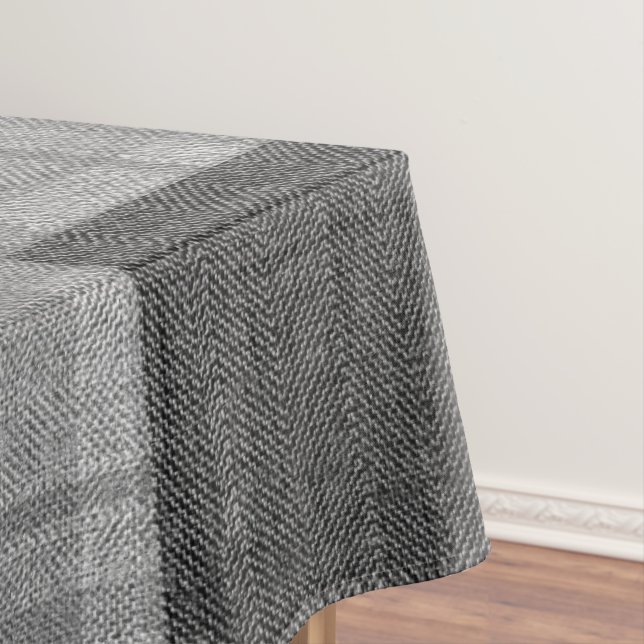 Fall 4 corners Grey Tones Tablecloth (In Situ)