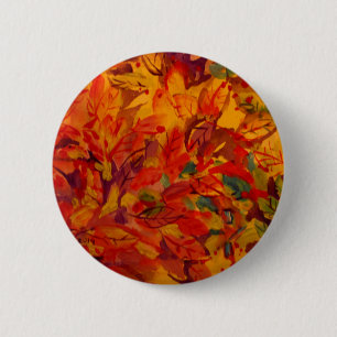 Fall 6 Cm Round Badge