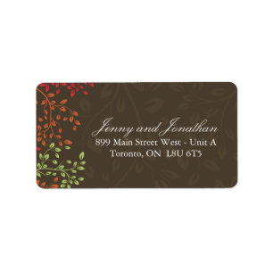 Fall Address Labels