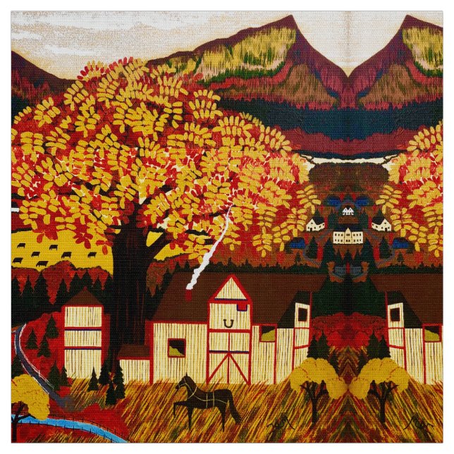 Fall Americana Farm Fabric (Swatch)