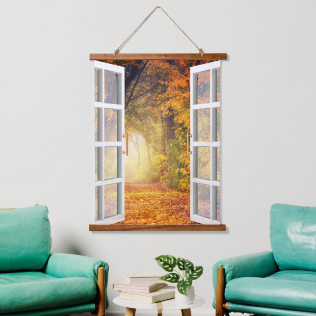  Fall and Autumn Landscape Hanging Tapestry (Living Room)