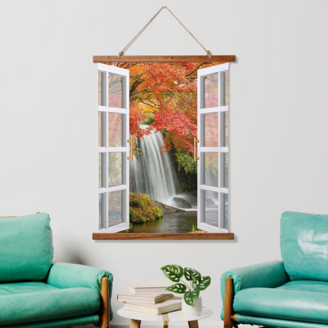   Fall and Autumn Mountains Landscape Hanging Tapestry (Living Room)