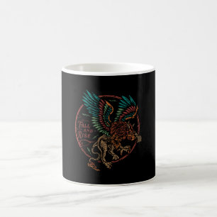 Fall and Rise Colourful Eagle Coffee Mug