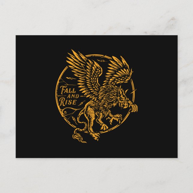 Fall and Rise Postcard (Front)