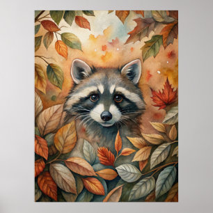 Fall Animal Poster