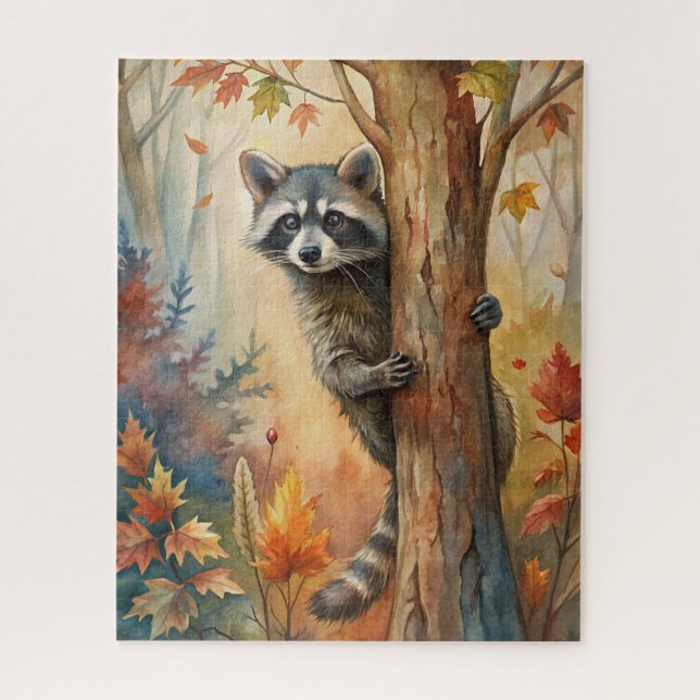 Fall Animal Puzzle (Vertical)