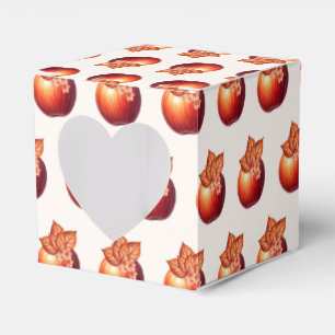 Fall Apple Bridal Shower Favour Box