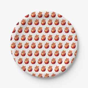 Fall Apple Bridal Shower Paper Plate