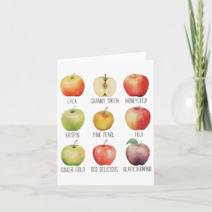 Fall Apple Picking Apple Orchard Boho Farm Fesh To Card