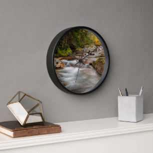 Fall at Jefferson Brook, New Hampshire Clock