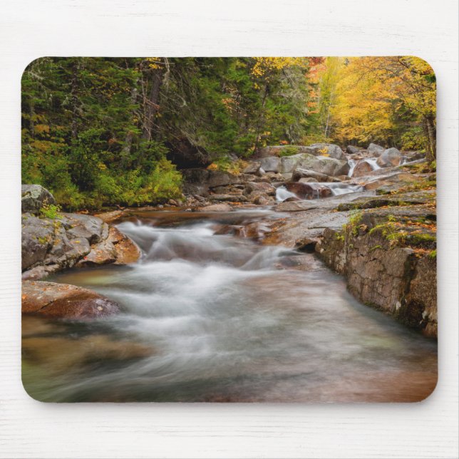 Fall at Jefferson Brook, New Hampshire Mouse Mat (Front)