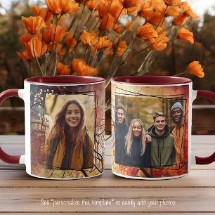 Fall Autumn 2 Outdoor Hiking Photos Template 021 Mug