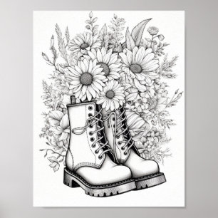 Fall/Autumn Adult Colouring Poster