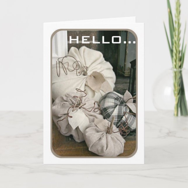 FALL/AUTUMN ALL OCCASION GREETING CARD ADULT (Front)