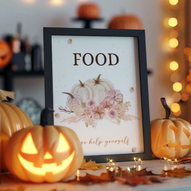 Fall Autumn Baby Shower Food Sign (Creator Uploaded)