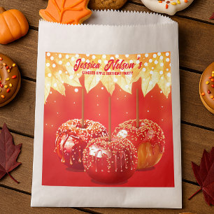 Fall Autumn Candied Apple Party Favour Bags