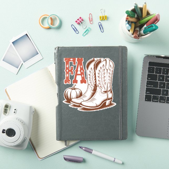 Fall Autumn Cowgirl Pumpkin (iPad Cover)