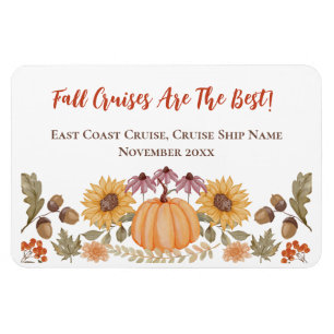 Fall Autumn Cruise Cabin Stateroom Door Marker Magnet