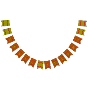 Fall / Autumn Custom Decorative Bunting Banner