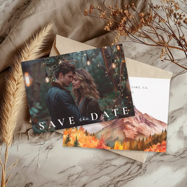 Fall Autumn Elegant Wedding Save The Date (Creator Uploaded)