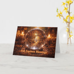 Fall Autumn Equinox Mabon  Card