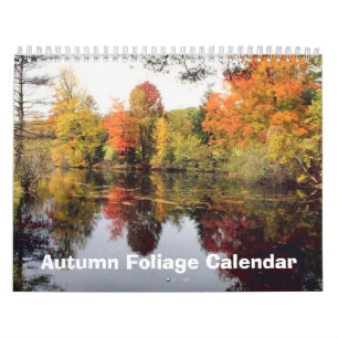 Fall Autumn Foliage 2017 Calendar