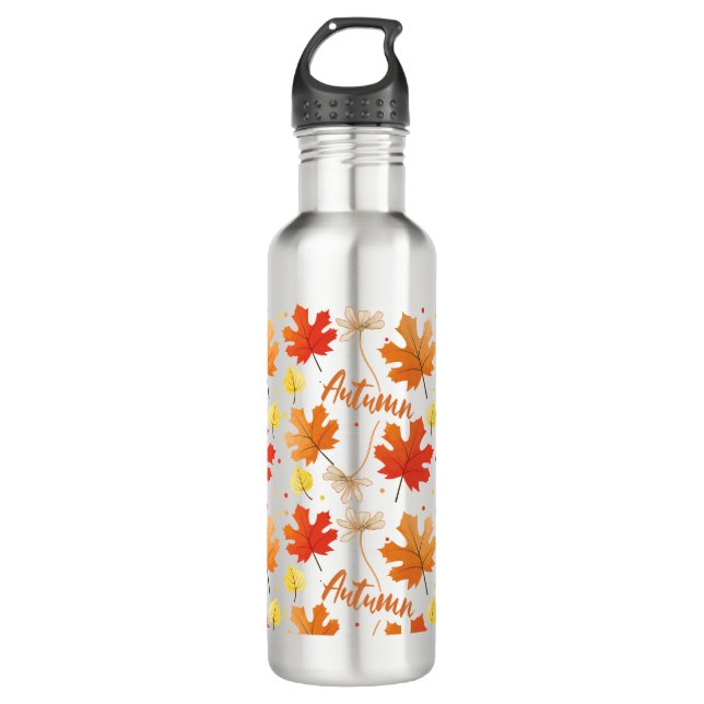 Fall Autumn Foliage Fall Leaves 710 Ml Water Bottle (Front)