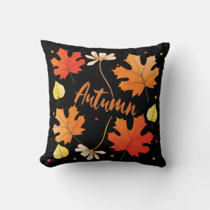 Fall Autumn Foliage Fall Leaves Cushion