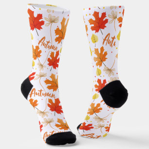 Fall Autumn Foliage Fall Leaves Socks