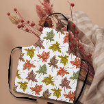 Fall Autumn Foliage Friendsgiving Thanksgiving Apron<br><div class="desc">Fall foliage theme apron featuring maple leaves pattern,  perfect addition to your fall autumn Thanksgiving holiday gatherings. Also makes a thoughtful Thanksgiving gift for friends and family! Feel free to message me for any enquiries,  I will be happy to help!</div>