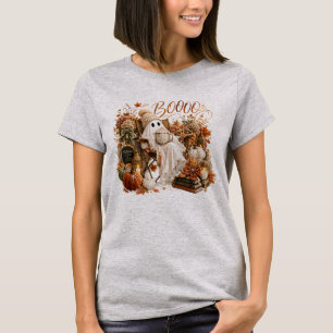 Fall Autumn Halloween Ghost Cute Boo T-Shirt