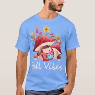 Fall Autumn Hedgehog Fall VibesT-Shirt T-Shirt