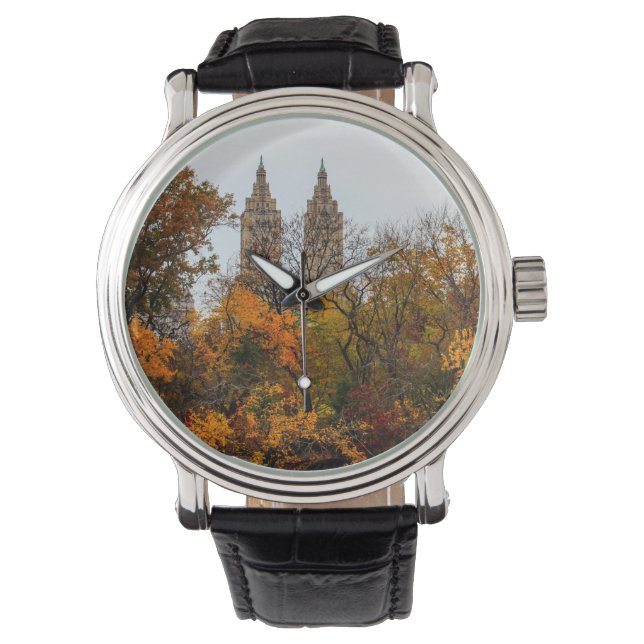 Fall Autumn Landscape Photo of Central Park Watch (Front)