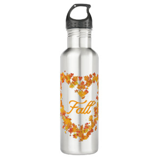 Fall Autumn Leaves 710 Ml Water Bottle
