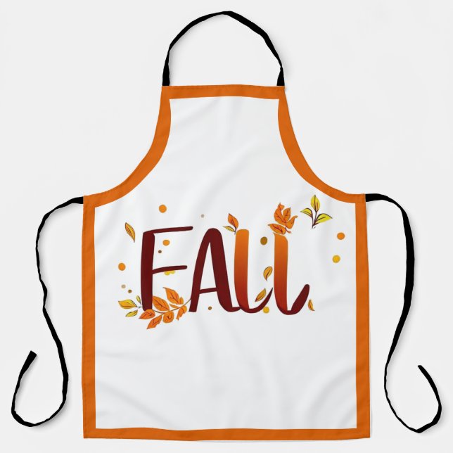 Fall/Autumn/Leaves  Apron (Front)