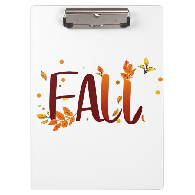 Fall/Autumn/Leaves  Clipboard (Front)